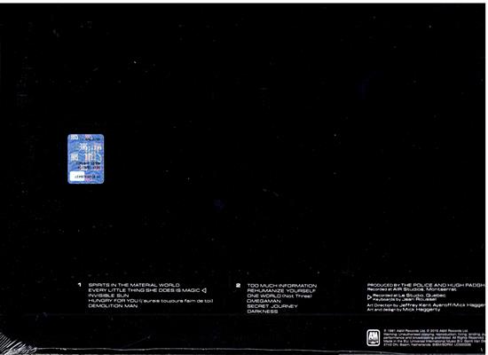 POLICE -GHOST IN THE MACHINE *1981* *LP*