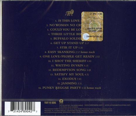 BOB MARLEY -LEGEND THE BEST OF