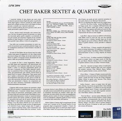 CHET BAKER -SEXTET AND QUARTET *1959* *VINILE 180GR*