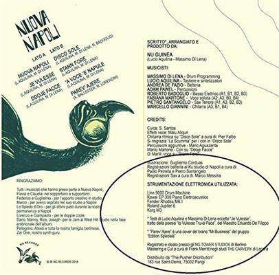 NU GENEA -NUOVA NAPOLI *2018* *VINILE*