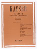 KAYSER -36 STUDI OP 20 VOL 1 *REV.ZANETTOVICH*