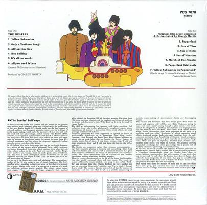 BEATLES -YELLOW SUBMARINE *LP 180G*