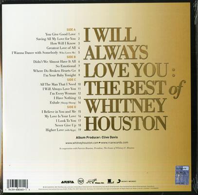 WHITNEY HOUSTON -I WILL ALWAYS LOVE YOU THE BEST OF *2 VINILI*