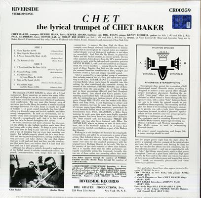 CHET BAKER -CHET *LP*