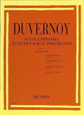 DUVERNOY -SCUOLA PRIMARIA OP 176 25 STUDI FACILI E PROGRESSIVI