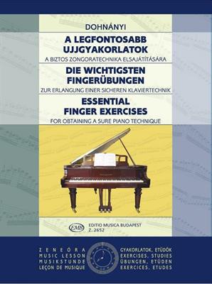 DOHNANYI E.-ESSENTIAL FINGER EXERCISES/ESERCIZI PER LE DITA