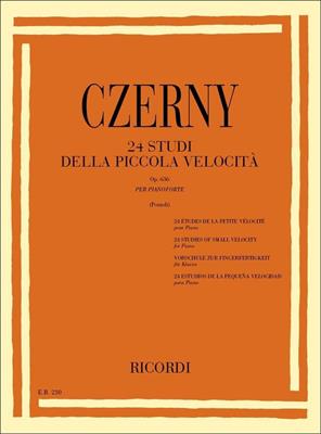 CZERNY -24 STUDI DELLA PICCOLA VELOCITA OP 636 *REV.:POZZOLI*