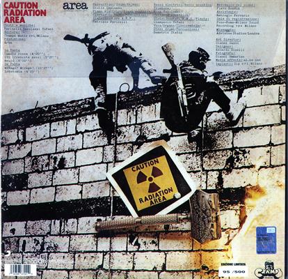 AREA -CAUTION RADIATION AREA *EDIZIONE NUMERATA VINILE BIANCO*