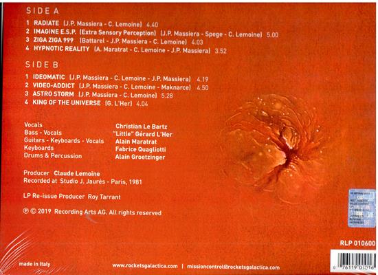 ROCKETS -PI GRECO 3,14 *1981* *VINILE 180GR*