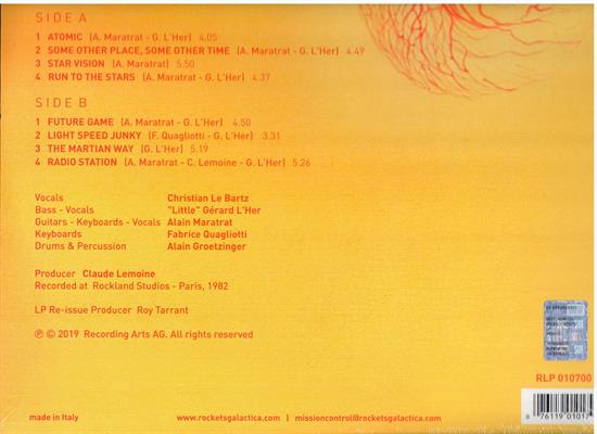 ROCKETS -ATOMIC *1982* *VINILE 180GR*