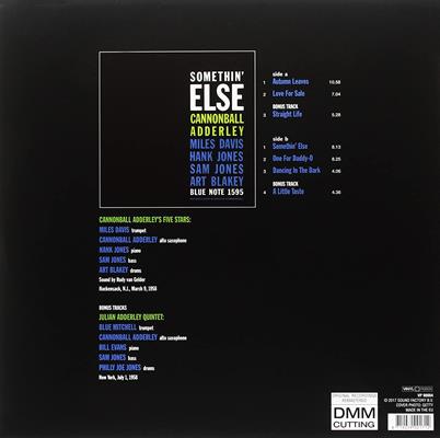 CANNONBALL ADDERLEY -SOMETHIN' ELSE *LP*