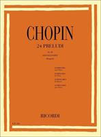 CHOPIN -24 PRELUDI OP 28 PER PIANOFORTE  *REV.BRUGNOLI*