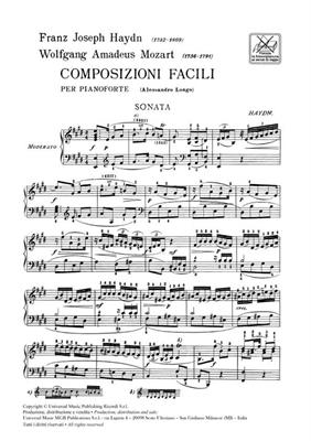 HAYDN-MOZART -COMPOSIZIONI FACILI *REV.:LONGO*