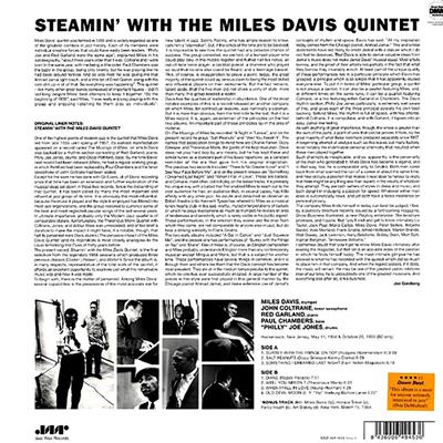 MILES DAVIS -STEAMIN' WITH THE MILES DAVIS QUINTET *1956* *LP*