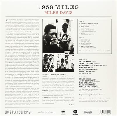 MILES DAVIS -1958 MILES *1958* *LP*