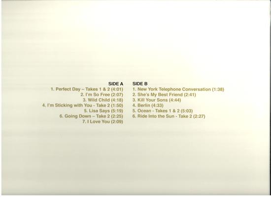 LOU REED -I'M SO FREE: THE 1971 RCA DEMOS *LP*