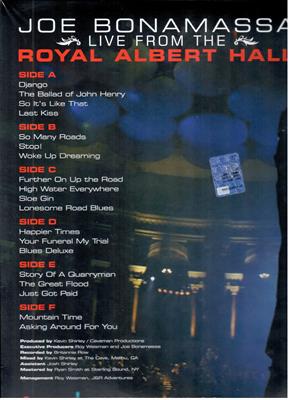 JOE BONAMASSA -LIVE FROM THE ROYAL ALBERT HALL *3-LP* *2009*