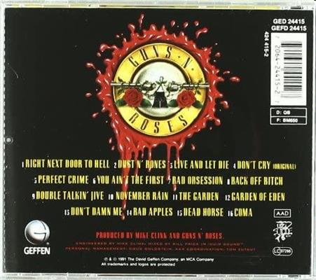 GUNS N' ROSES -USE YOUR ILLUSION I *1991