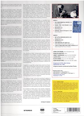 DUKE ELLINGTON/JOHN COLTRANE -DUKE ELLINGTON AND JOHN COLTRANE