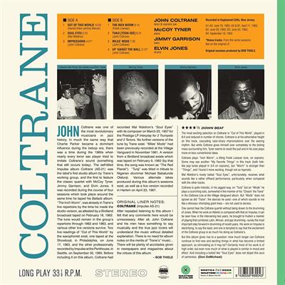JOHN COLTRANE -COLTRANE *VINILE COLORATO GREEN*