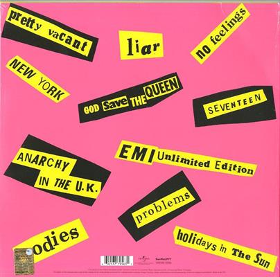 SEX PISTOLS -NEVER MIND THE BOLLCKS HERE'S THE SEX PISTOLS