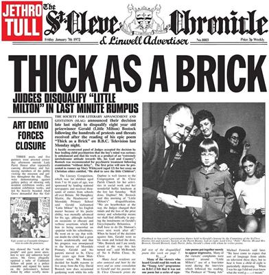 JETHRO TULL -THICK AS A BRICK (50Th Anniversary Edt. Remaster)