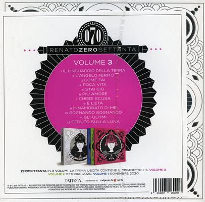 ZERO RENATO -ZEROSETTANTA VOL 3 (Masterbook Box Con Alloggio 3cd