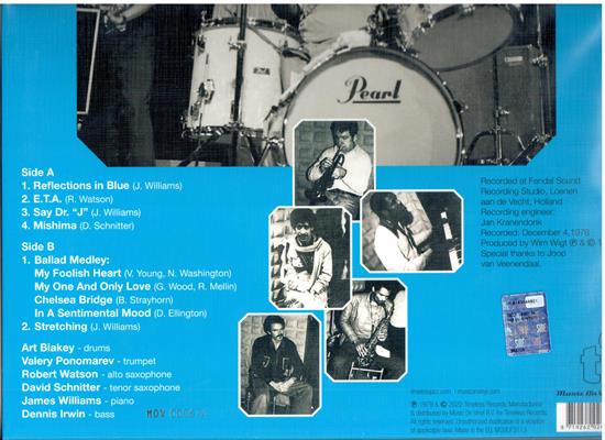 ART BLAKEY/JAZZ MESSENGERS -REFLECTIONS IN BLUE *VINILE COLORATO