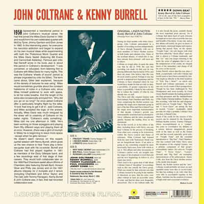 JOHN COLTRANE/KENNY BURRELL -JOHN COLTRANE AND KENNY BURRELL