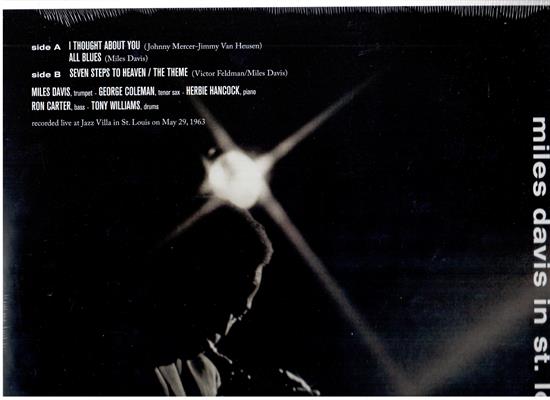 MILES DAVIS -IN ST. LOUIS *1963* *LP*
