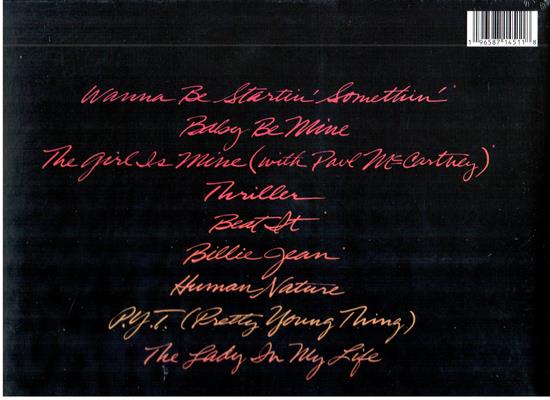 MICHAEL JACKSON -THRILLER *40TH ANNIVERSARY*