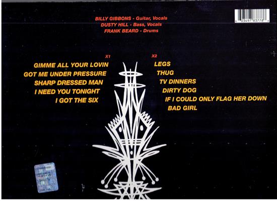 ZZ TOP -ELIMINATOR *40TH LIMITATO GOLD*