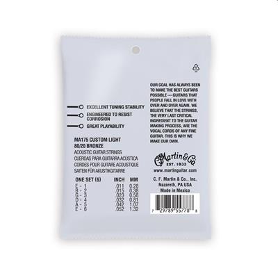 MUTA 0,11 X ACUSTICA MARTIN MA175 BRONZE