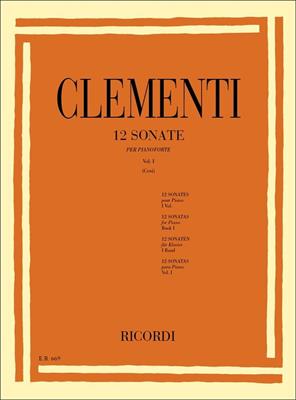 CLEMENTI M.-12 SONATE VOL 1 PER PIANOFORTE