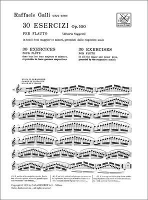 GALLI -30 ESERCIZI OP 100 PER FLAUTO TRAVERSO