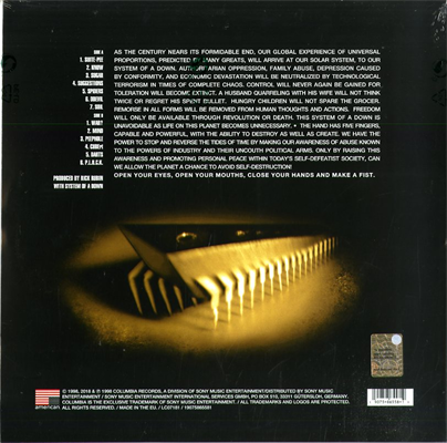 SYSTEM OF A DOWN -SYSTEM OF A DOWN