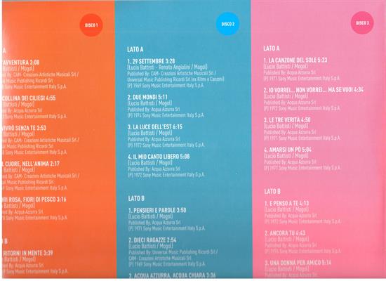 BATTISTI LUCIO -MASTERS *EDIZIONE LIMITATA VINILE TRASPARENTE*