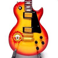 MINI CHITARRA DA COLLEZIONE IN LEGNO REPLICA GUNS N ROSES