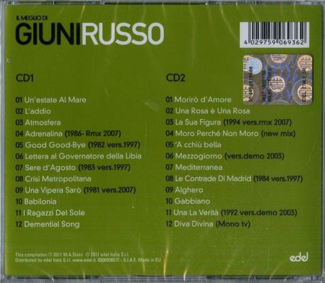 RUSSO GIUNI -IL MEGLIO DI GIUNI RUSSO *2-CD*