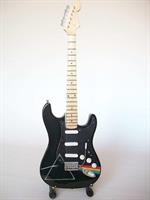 CHITARRA IN MINIATURA DA COLLEZIONE IN LEGNO REPLICA PINK FLOYD
