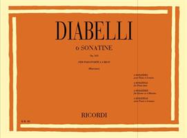 DIABELLI A.-6 SONATINE OP 163 PER PIANO A 4 MANI