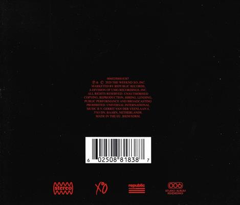 WEEKND THE -AFTER HOURS *2020*