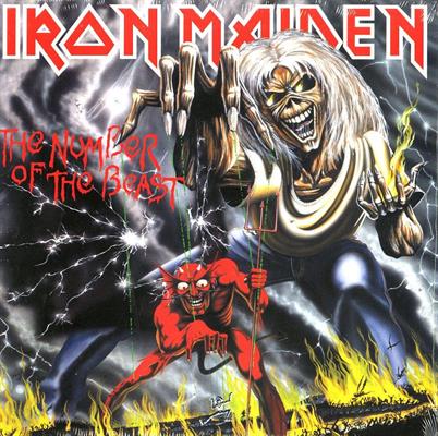 IRON MAIDEN -THE NUMBER OF THE BEAST *1982* *LP*