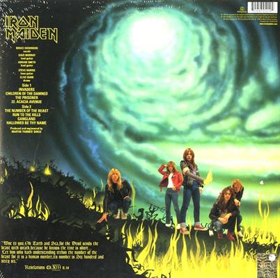 IRON MAIDEN -THE NUMBER OF THE BEAST *1982* *LP*