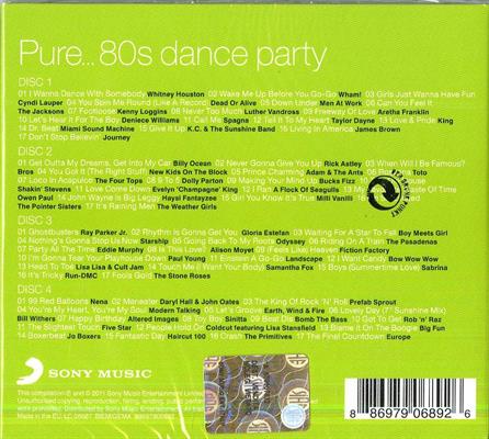 AA.VV.-PURE 80'S DANCE PARTY *4-CD* *2011*