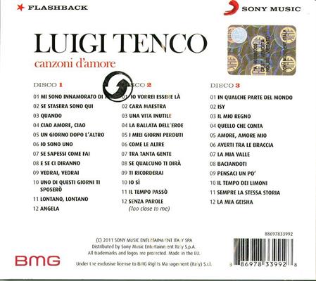 TENCO LUIGI -CANZONI D'AMORE *3-CD* *2011*
