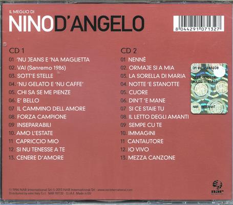 D'ANGELO NINO -IL MEGLIO DI NINO D'ANGELO *2-CD* *2013*