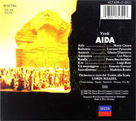 VERDI G.-AIDA *PAVAROTTI/NUCCI/MAAZEL*