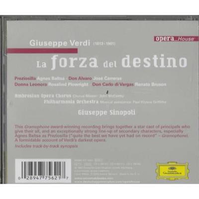 VERDI G.-LA FORZA DEL DESTINO *SINOPOLI/CARRERAS/BRUSON*