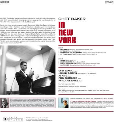 CHET BAKER -IN NEW YORK *LP*